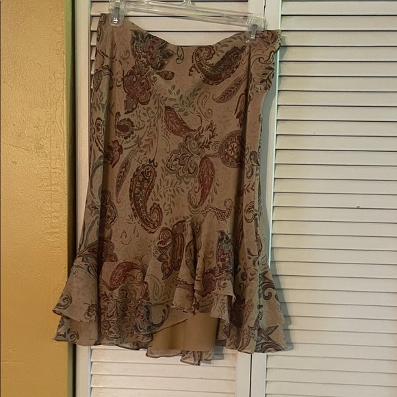 Chaps Dresses & Skirts - Floral Paisley Ruffle Skirt